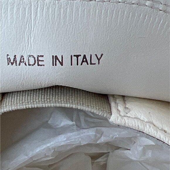 Prada Men Loafers Ivory Leather Moccasins Size 9.5 - Picture 11 of 15